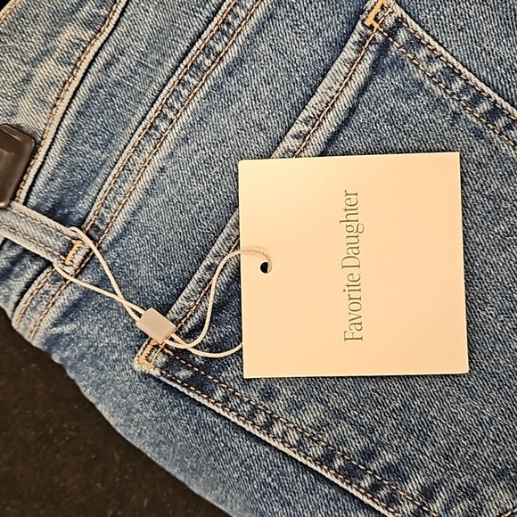 💕FAVORITE DAUGHTER💕 Valentina Super High Rise Tower Jean Medium Indigo 29 NWT - Picture 15 of 16